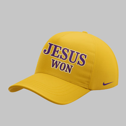 Limited Edition Tigers JESUS WON Yellow TShirt-ND11042514
