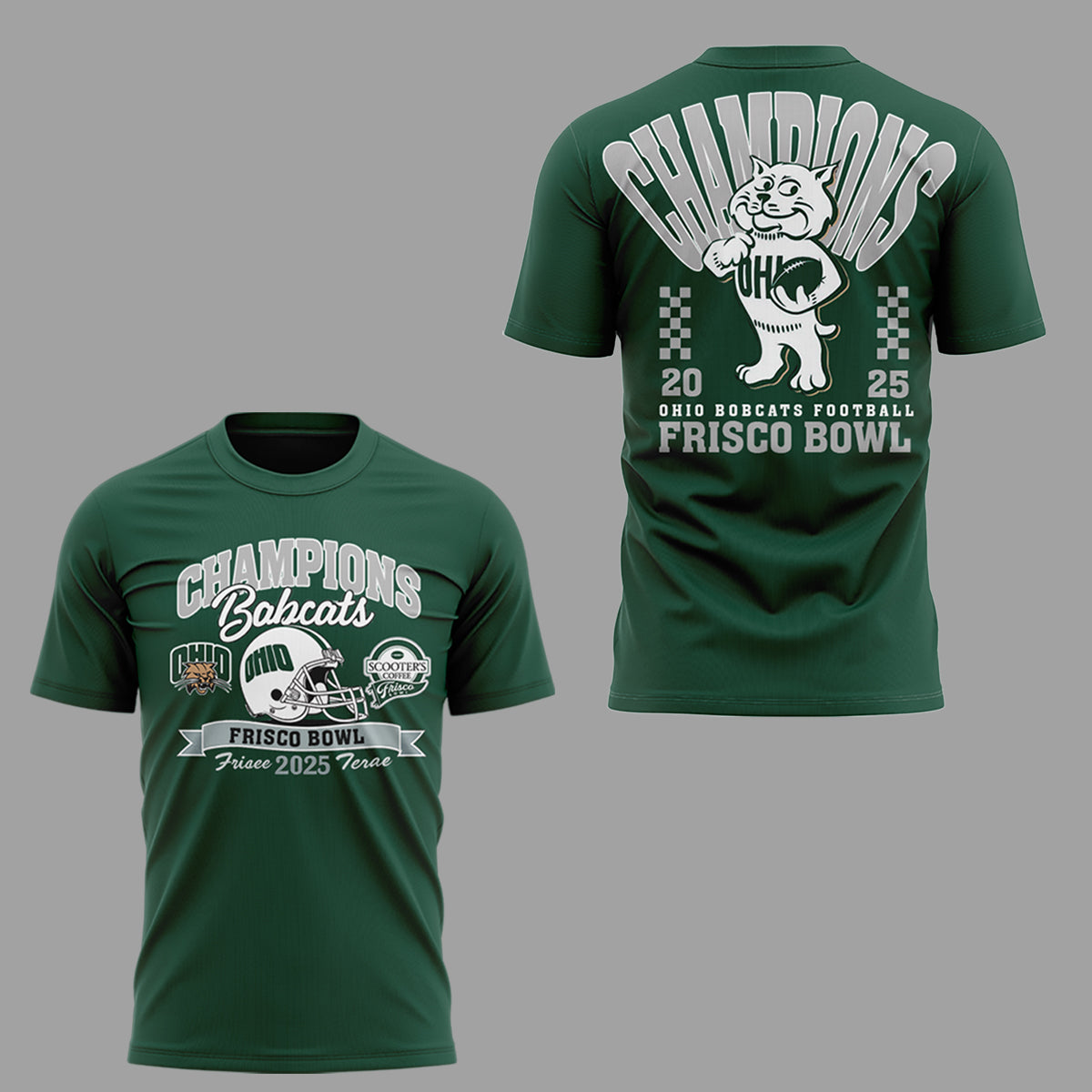 Limited Edition Ohio Football Frisco Bowl CHAMPIONS TShirt-ND12242531