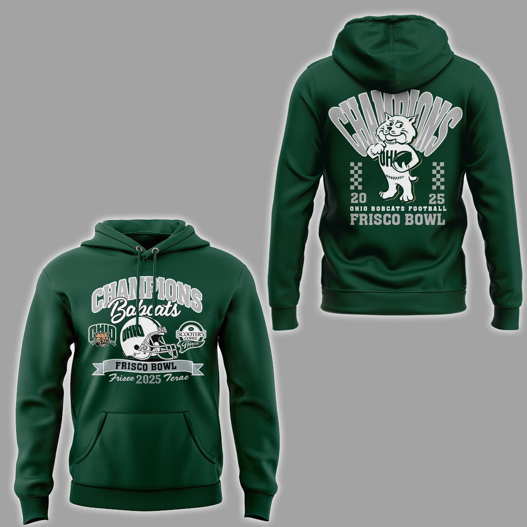 Limited Edition Ohio Football Frisco Bowl CHAMPIONS Hoodie-ND12242532
