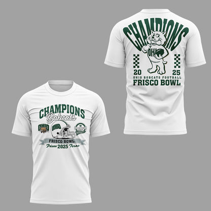 Limited Edition Ohio Football Frisco Bowl CHAMPIONS TShirt-ND12242535