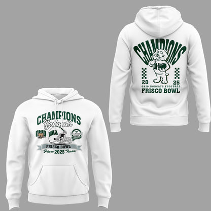 Limited Edition Ohio Football Frisco Bowl CHAMPIONS Hoodie-ND12242536
