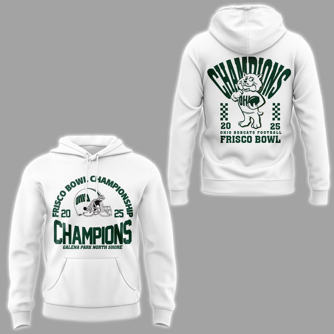 Limited Edition Ohio Football Frisco Bowl CHAMPIONS Hoodie-ND12242537
