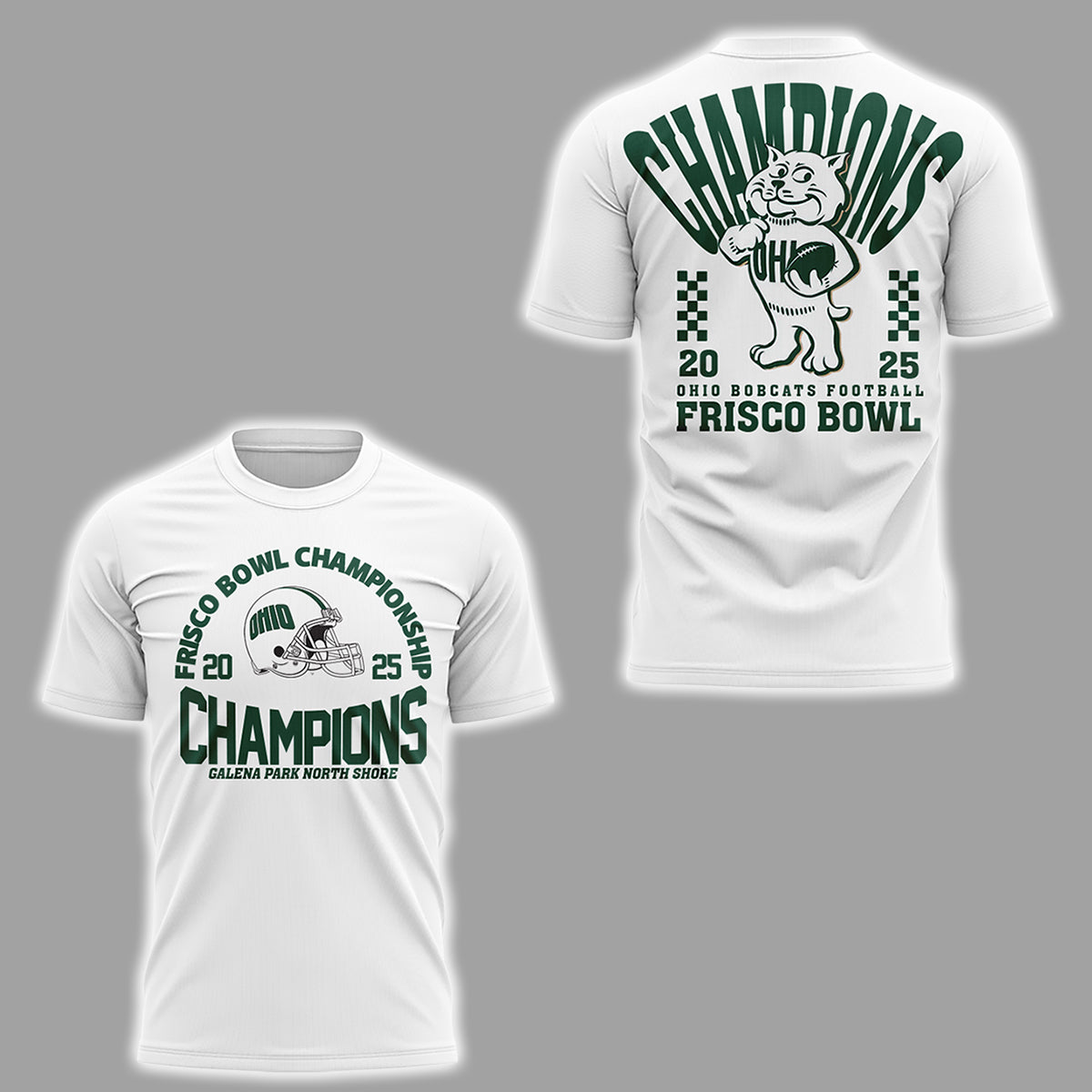 Limited Edition Ohio Football Frisco Bowl CHAMPIONS TShirt-ND12242538