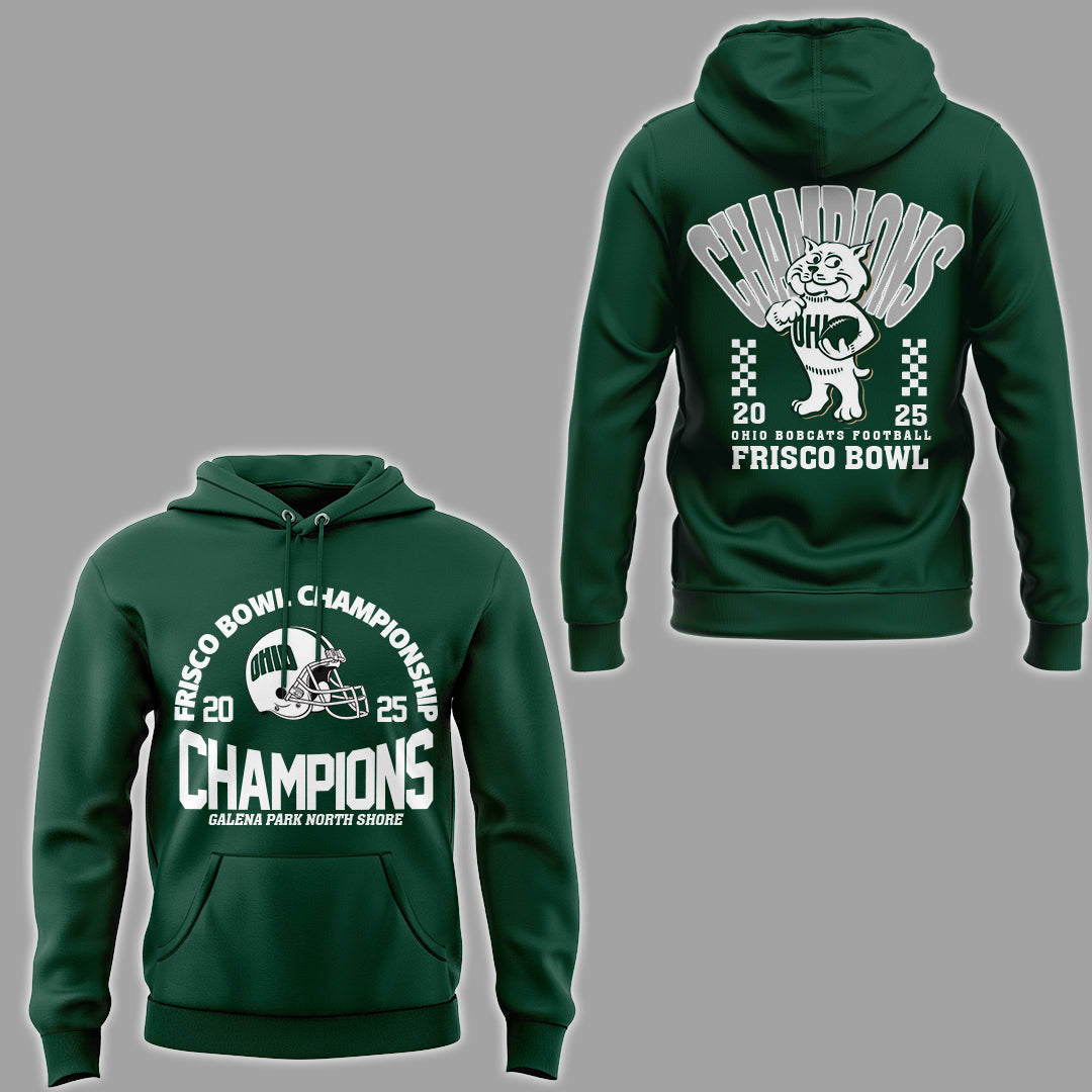 Limited Edition Ohio Football Frisco Bowl CHAMPIONS Hoodie-ND12242540