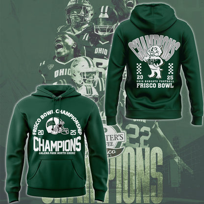 Limited Edition Ohio Football Frisco Bowl CHAMPIONS Hoodie-ND12242540
