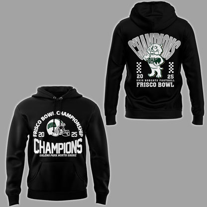 Limited Edition Ohio Football Frisco Bowl CHAMPIONS Hoodie-ND12242541