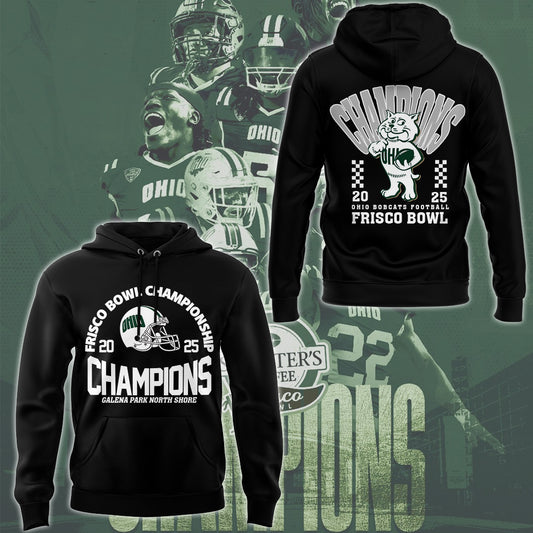 Limited Edition Ohio Football Frisco Bowl CHAMPIONS Hoodie-ND12242541