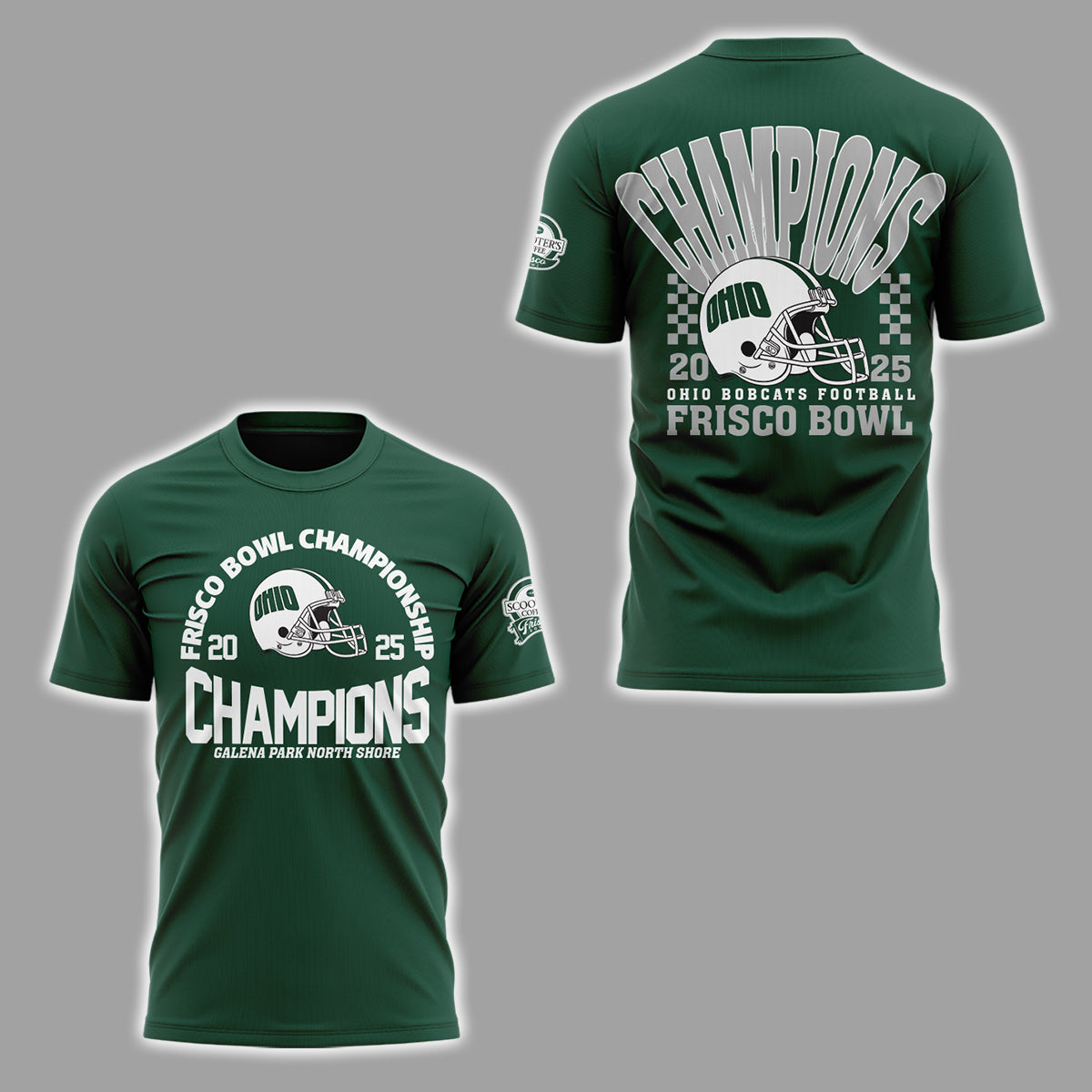 Limited Edition Ohio Football Frisco Bowl CHAMPIONS TShirt-ND12242543