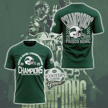 Limited Edition Ohio Football Frisco Bowl CHAMPIONS TShirt-ND12242543