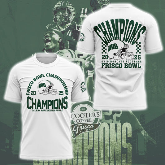 Limited Edition Ohio Football Frisco Bowl CHAMPIONS TShirt-ND12242545