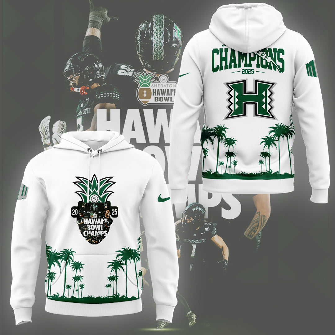 Limited Edition Hawai’i Bowl Champions Hoodie