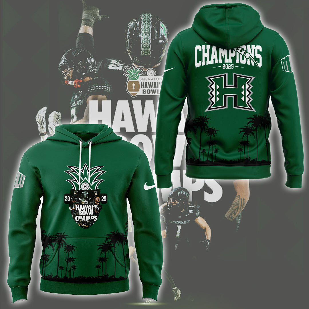 Limited Edition Hawai’i Bowl Champions Hoodie