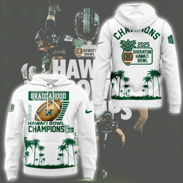 Limited Edition Hawai’i Bowl Champions Hoodie