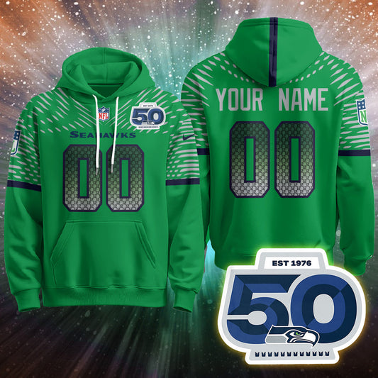 Seattle Seahawks Rivalries Vapor Limited Custom Hoodie V4