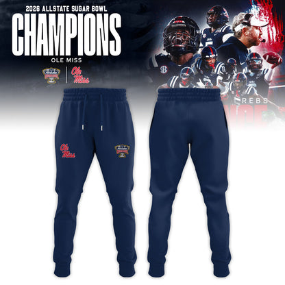 Ole Miss Rebels 2026 Sugar Bowl Champions Hoodie