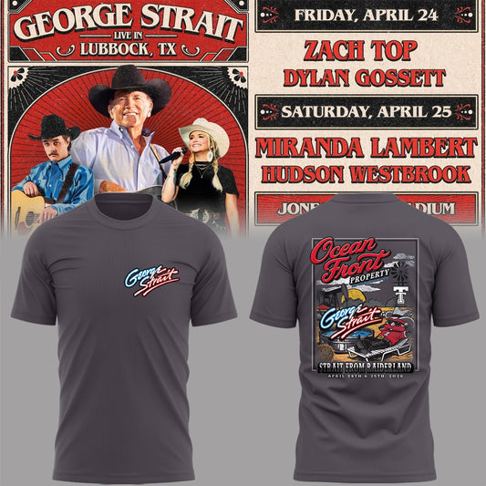 Limited Edition G. Strait x Texas Tech At Jones AT&T Stadium Tshirt