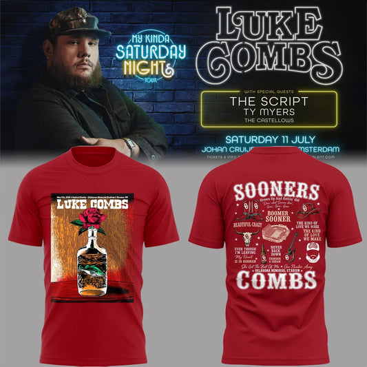 LC “My Kinda Saturday Nights Tour” Oklahoma Memorial Stadium Shirt