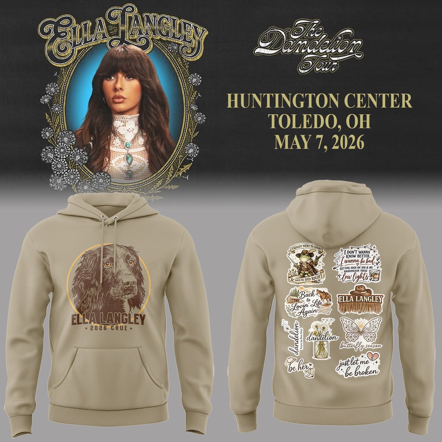 E.Langley “The Dandelion Tour” Hoodie