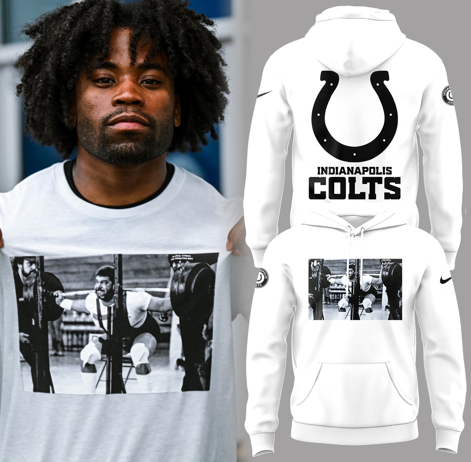 Limited Edition Indianapolis Colts "Honoring the memory of Jim Irsay" Hoodie-PA052925001
