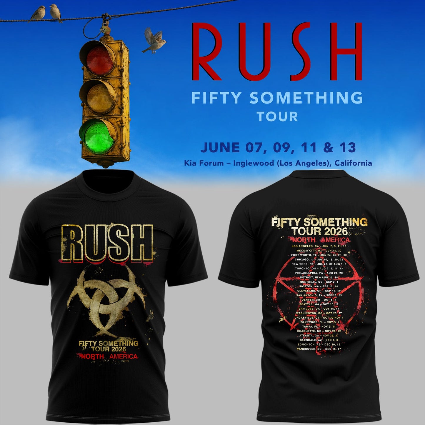 Limited Edition Fifty Something Tour Shirt