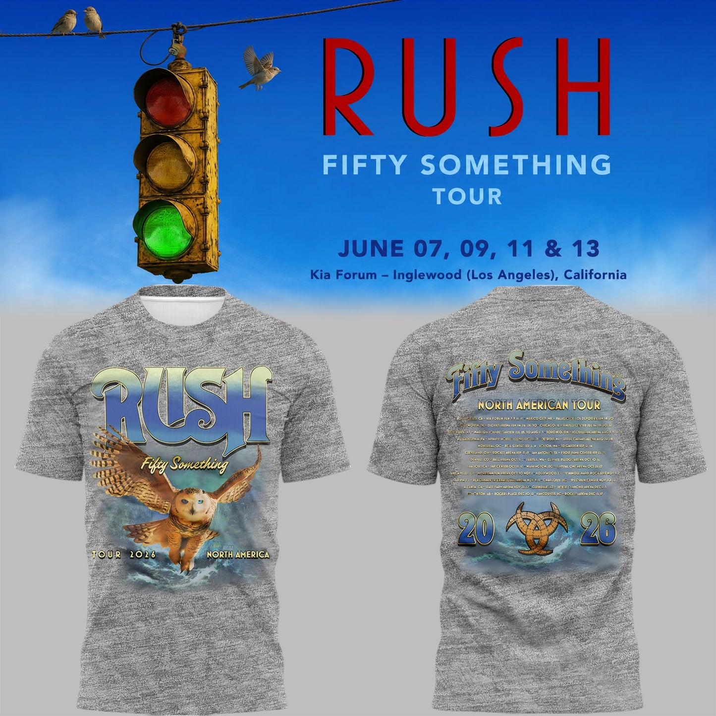 Limited Edition Fifty Something Tour Shirt