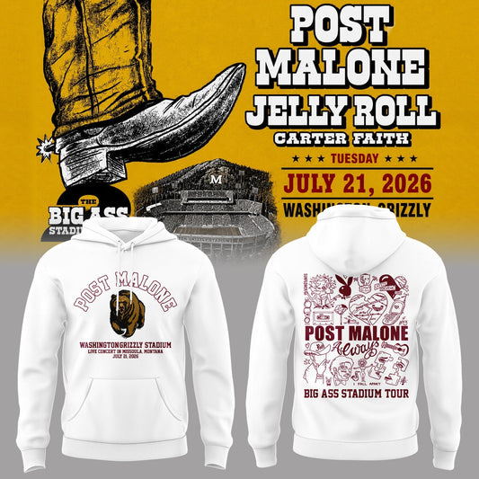 Limited Edition Big Ass Stadium Tour At Washington-Grizzly Stadium Hoodie