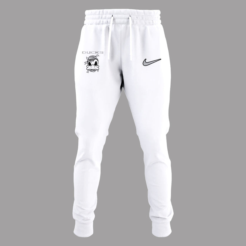 Limited Edition Ducks Football “The Duck” White Hoodie