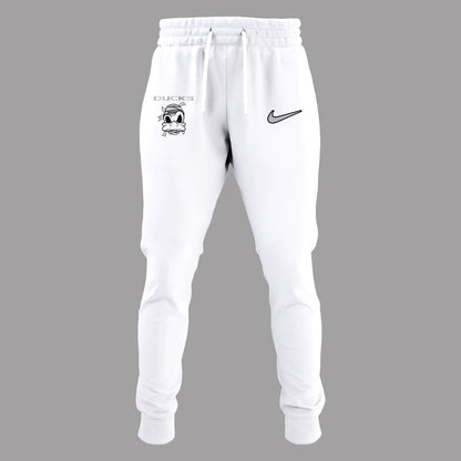 Limited Edition Ducks Football “The Duck” White Hoodie