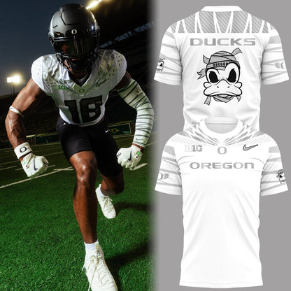 Limited Edition Ducks Football “The Duck” White TShirt