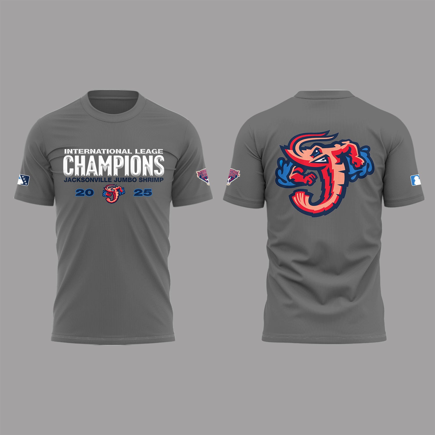 Limited Edition JaxShrimp 2025 International League Champions Tshirt-PA092625011