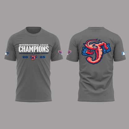 Limited Edition JaxShrimp 2025 International League Champions Tshirt-PA092625011