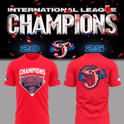 Limited Edition JaxShrimp 2025 International League Champions Tshirt-PA092625013