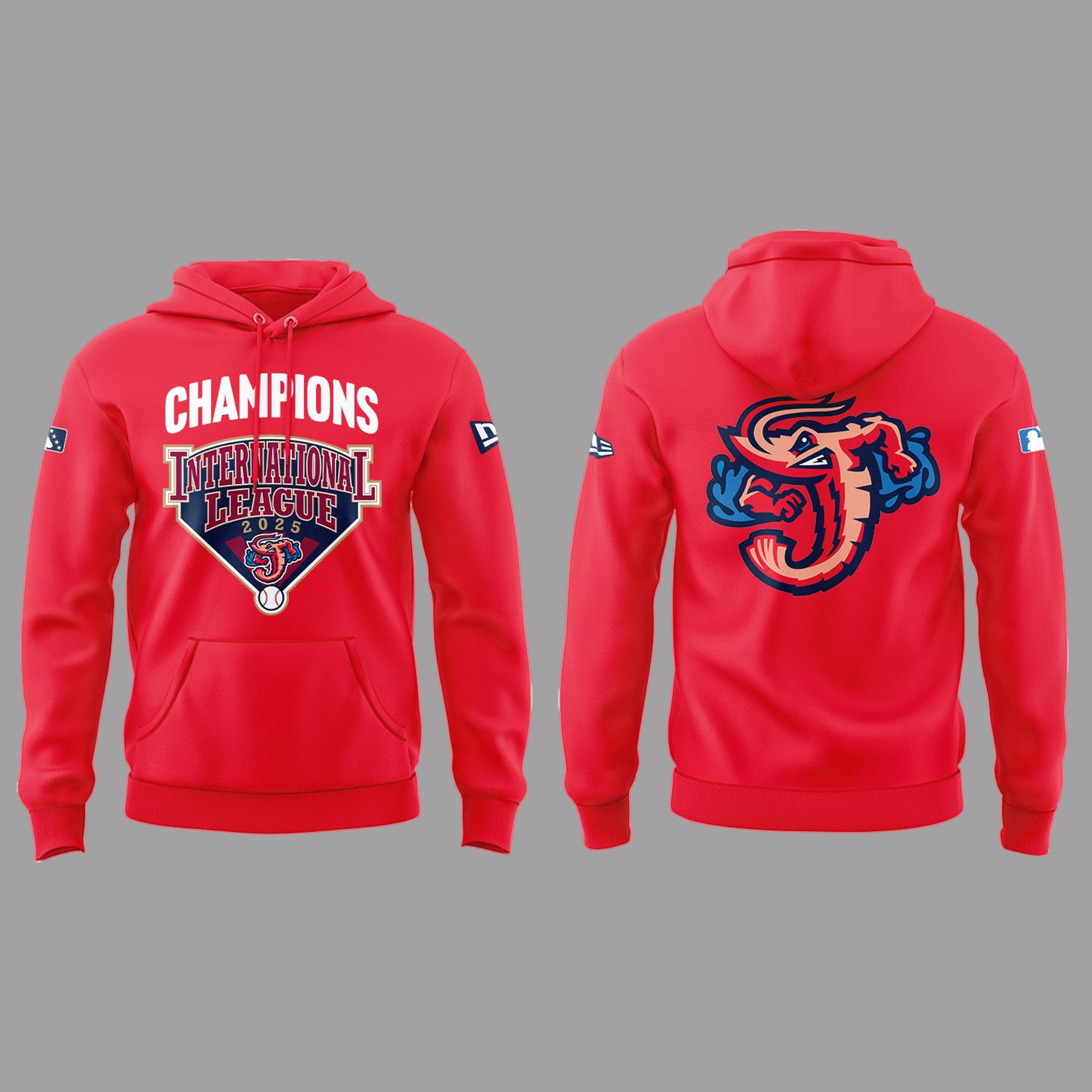 Limited Edition JaxShrimp 2025 International League Champions Hoodie-PA092625014