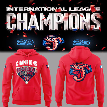 Limited Edition JaxShrimp 2025 International League Champions Hoodie-PA092625014