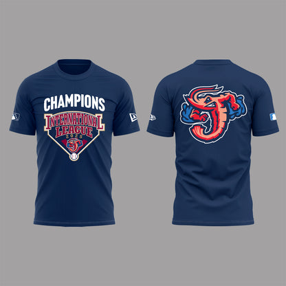 Limited Edition JaxShrimp 2025 International League Champions Tshirt-PA092625015