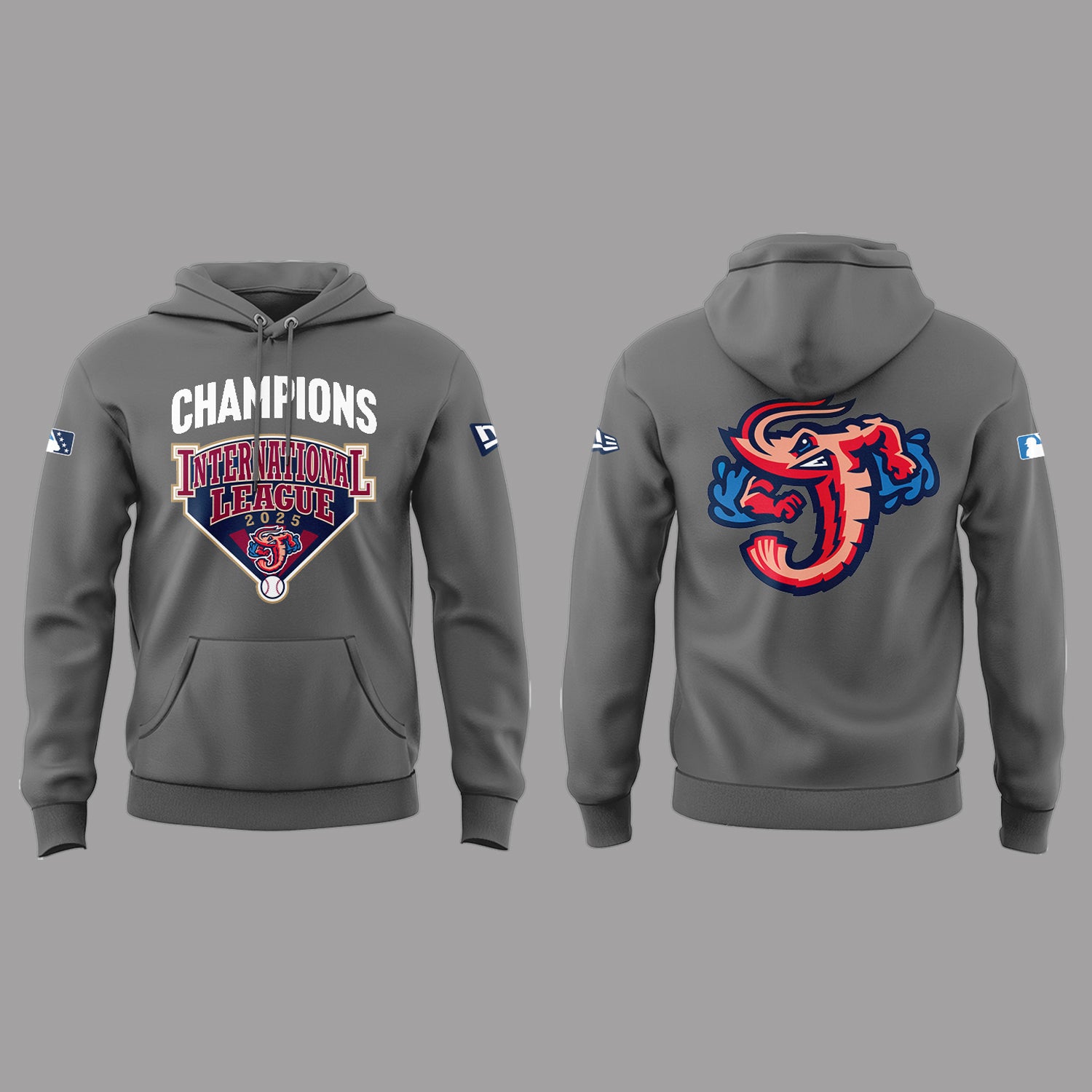 Limited Edition JaxShrimp 2025 International League Champions Hoodie-PA092625018