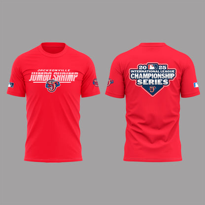 Limited Edition JaxShrimp 2025 International League Champions Tshirt-PA092625019