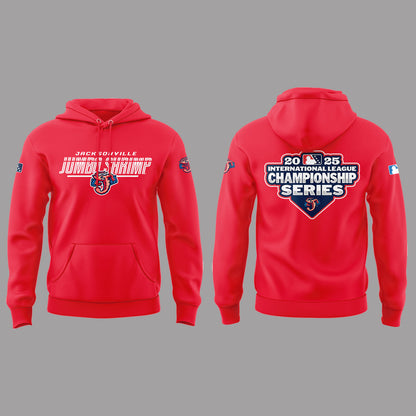 Limited Edition JaxShrimp 2025 International League Champions Hoodie-PA092625020