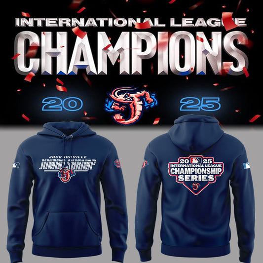 Limited Edition JaxShrimp 2025 International League Champions Hoodie-PA092625022