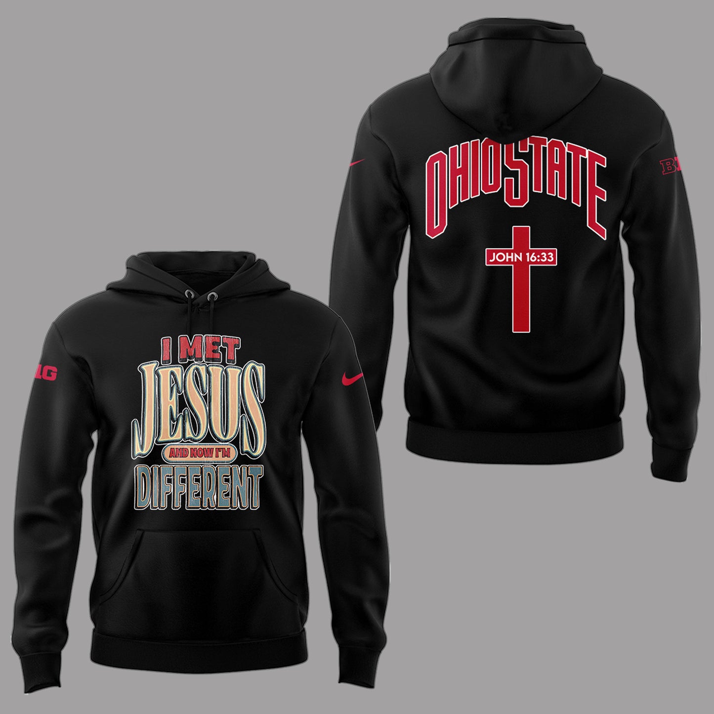 Limited Edition Ohio Jesus Hoodie-PA111725018