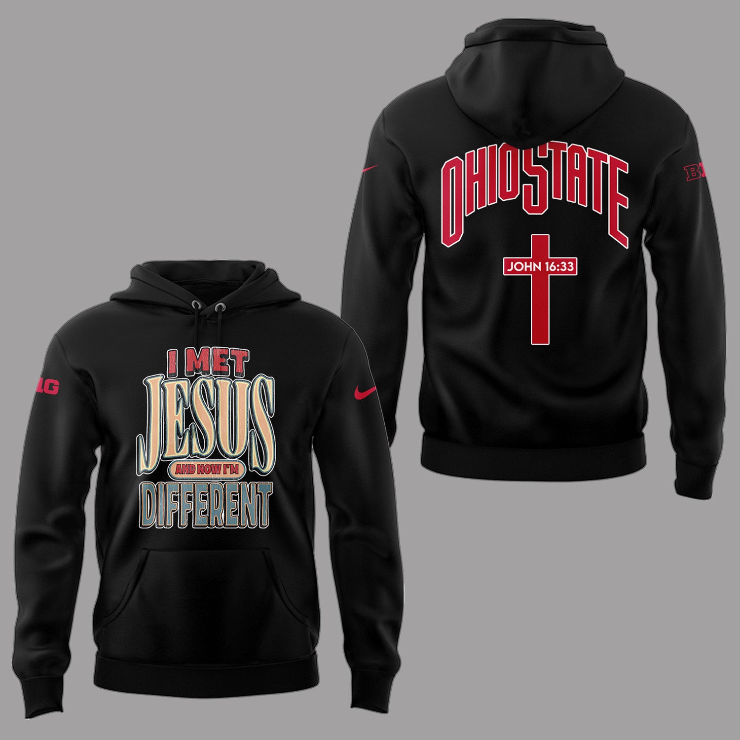 Limited Edition Ohio Jesus Hoodie-PA111725018