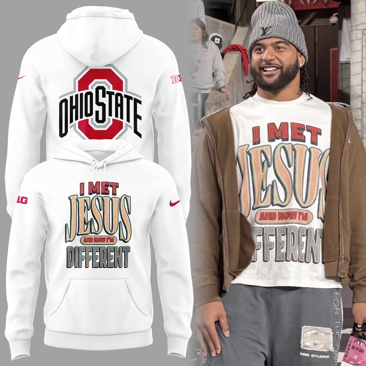 Limited Edition Ohio Jesus Hoodie-PA111725022