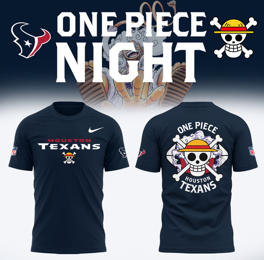 One Piece x Houston Texans Limited Edition T-Shirt