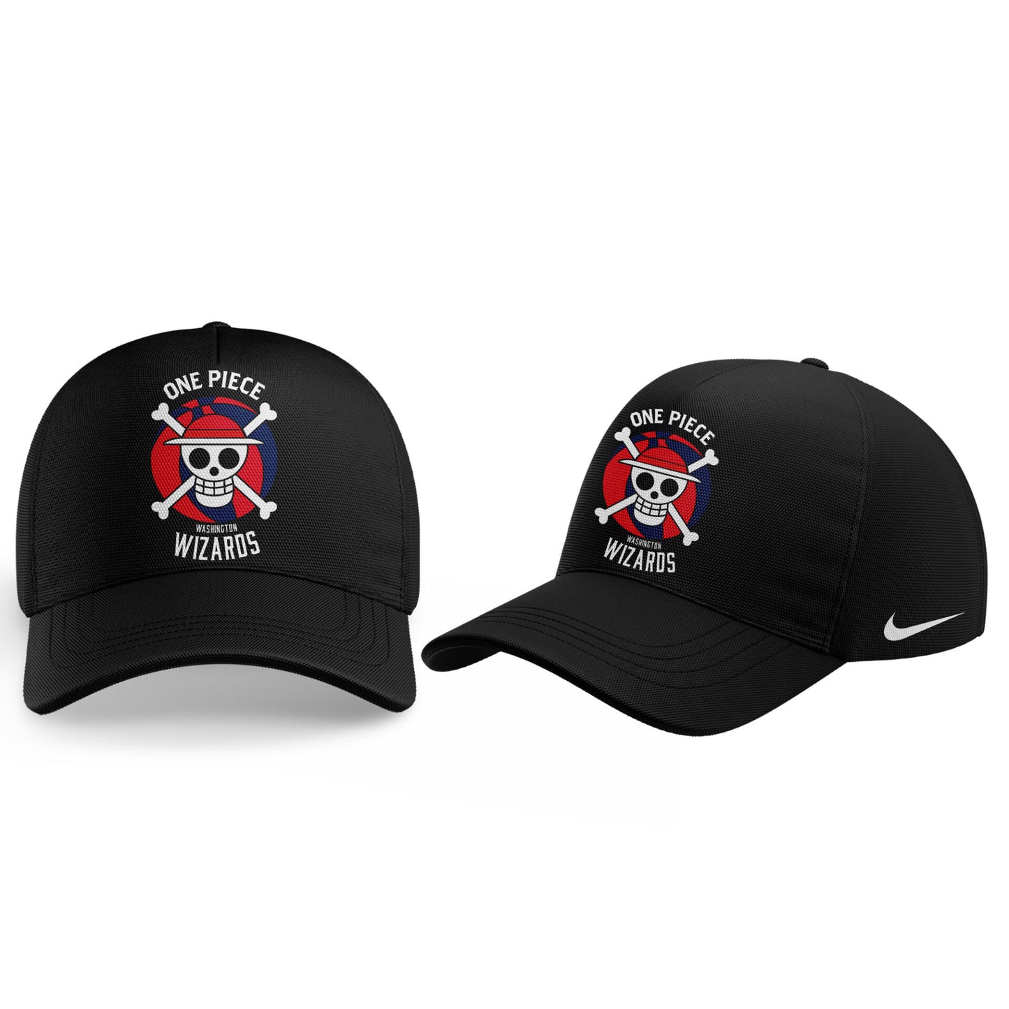 Washington Wizards Merch - One Piece x Washington Wizards T-Shirt - City In Bloom Collecions