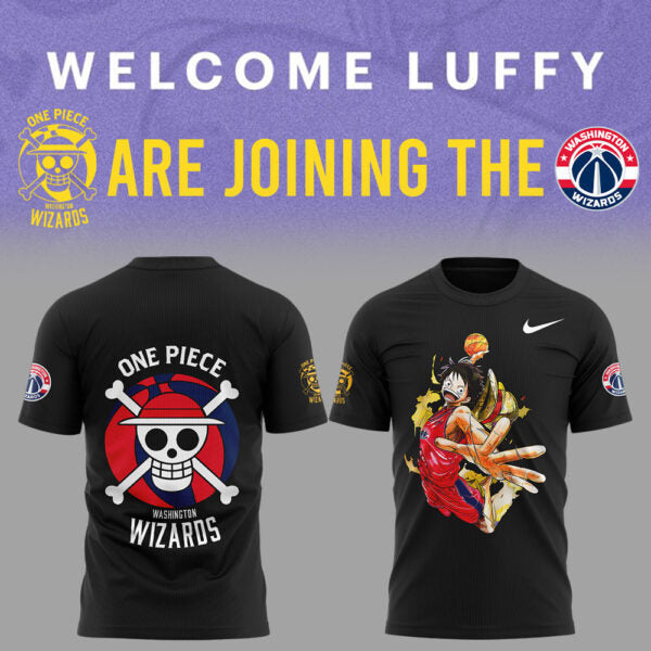 One Piece x Washington Wizards Shirt