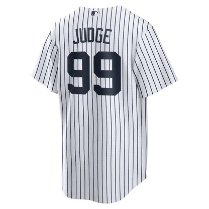 New York Yankees Aaron Judge Nike White Home Replica Player Name Jersey-PU091324357