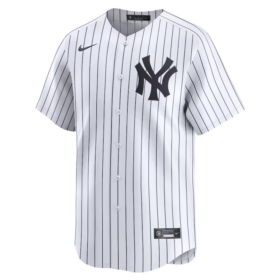 New York Yankees Nike White Home Limited Custom Jersey-PU091324358
