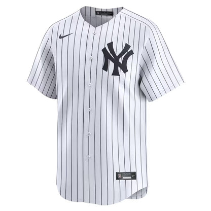 New York Yankees Nike White Home Limited Custom Jersey-PU091324358