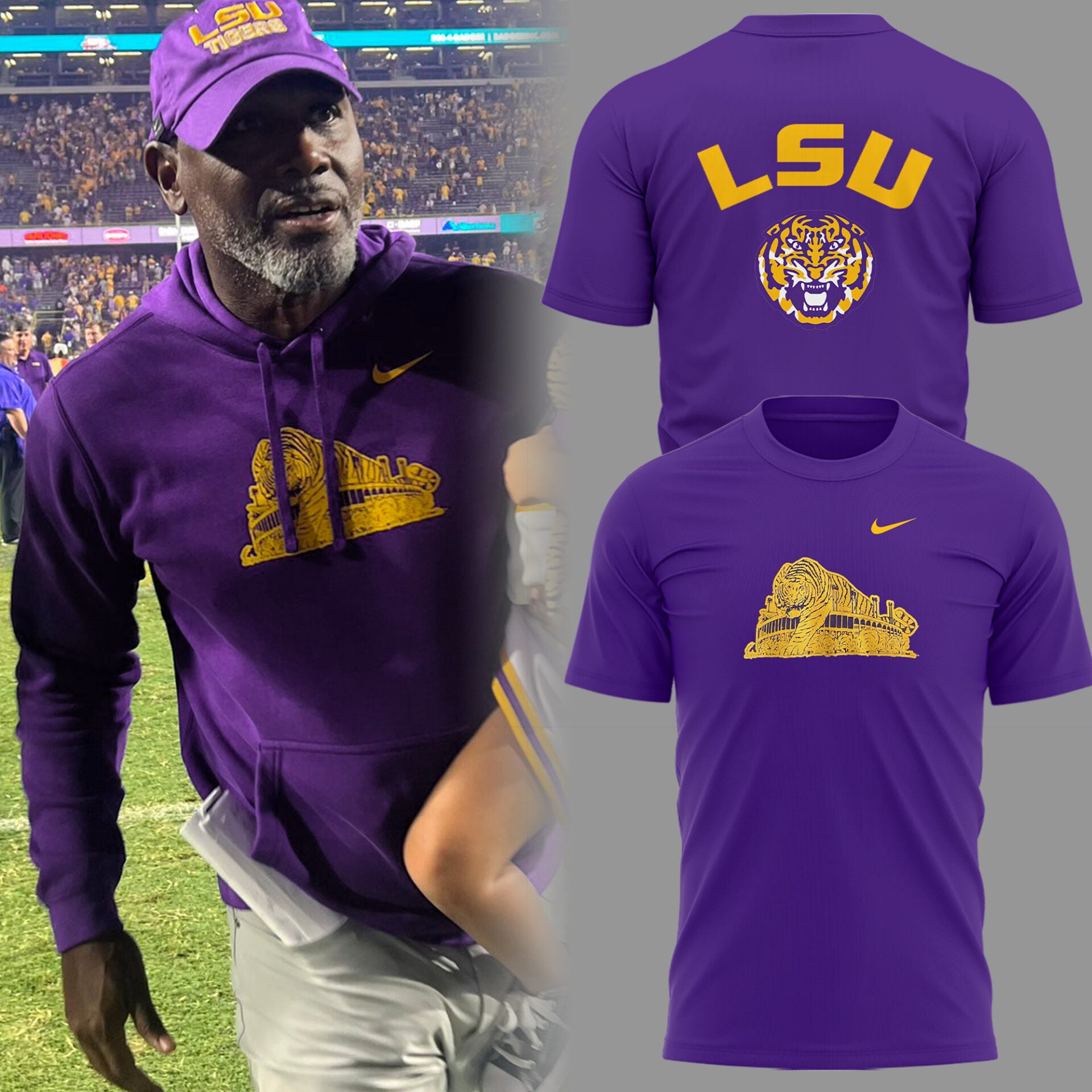 Limited Edition LSU Football Coach Corey Raymond TShirt-PU0917250022
