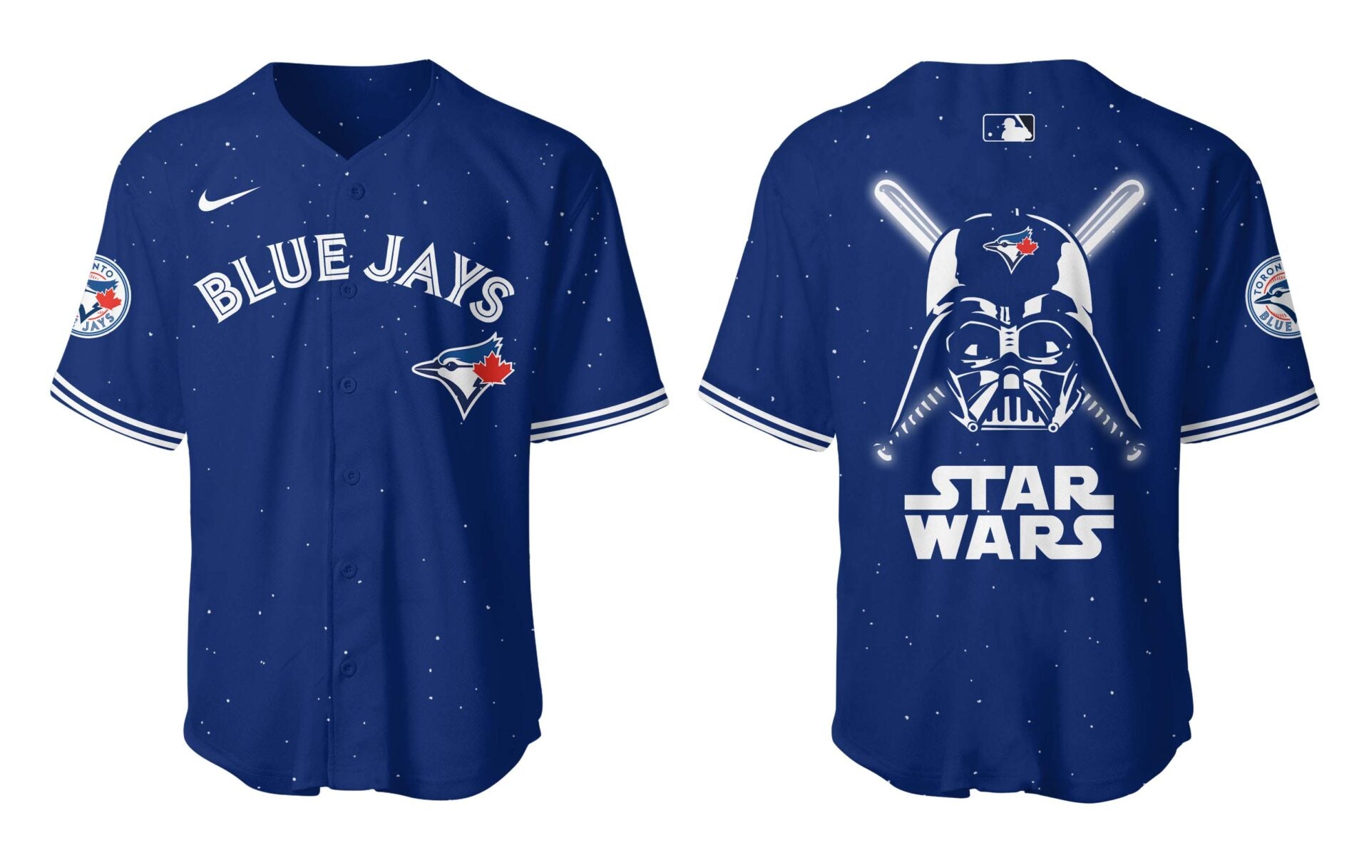 Blue Jays Baseball 2025 Limited "Blue Jays x Star Wars" Blue Jersey-PU25040201